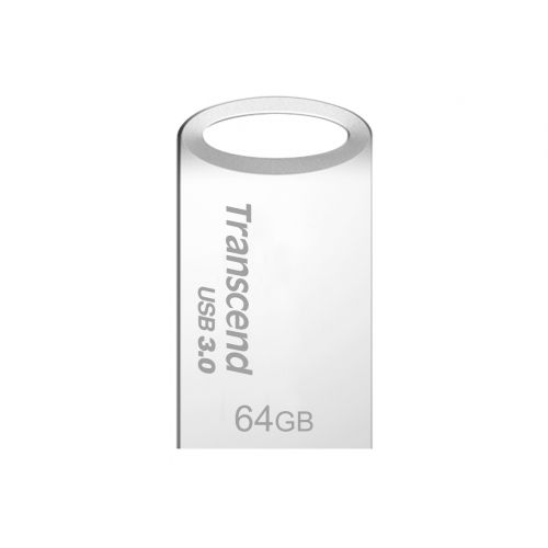 голяма снимка на Transcend 64GB JetFlash 710 USB 3.0 Silver TS64GJF710S