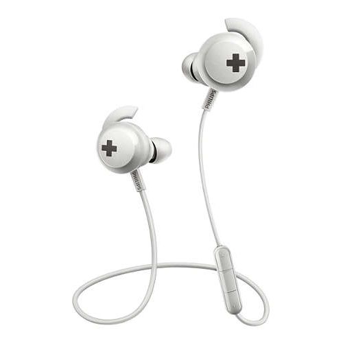 голяма снимка на Philips BASS+ Bluetooth Headphones White SHB4305WT