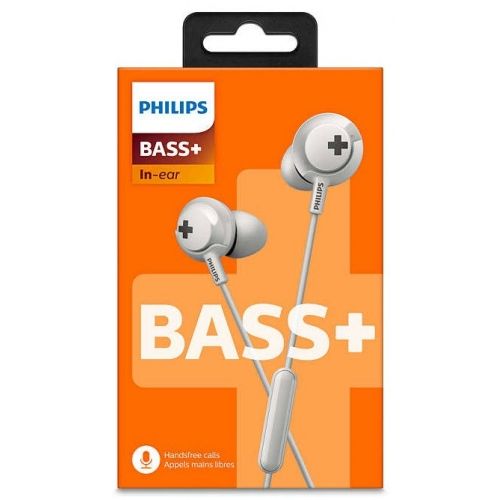 голяма снимка на Philips BASS Plus Headphones White SHE4305WT