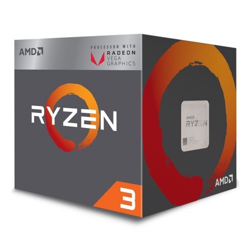 голяма снимка на AMD RYZEN 3 2200G VEGA 8 Quad Core 3.5GHz 4MB AM4