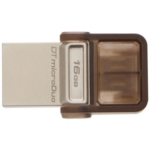 голяма снимка на Kingston 16GB  DT MicroDuo USB 3.0 + microUSB DTDUO3/16GB
