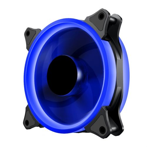 голяма снимка на Makki Fan 120mm BLUE LED Double Ring