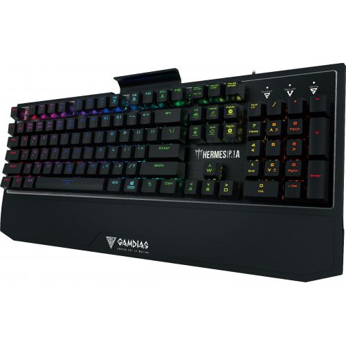 голяма снимка на Gamdias Gaming Keyboard Mechanical - HERMES P1A RGB