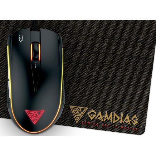 голяма снимка на Gamdias Gaming Mouse ZEUS E2 OPTICAL + PAD NYX E1
