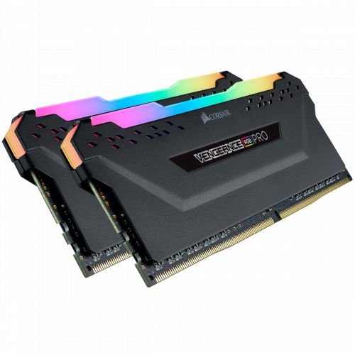 голяма снимка на Corsair DDR4 2666MHz 2x8GB CL16 RGB PRO CMW16GX4M2A2666C16