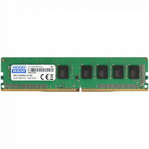 голяма снимка на GOODRAM DDR4 16GB 2400MHz CL17 GR2400D464L17/16G