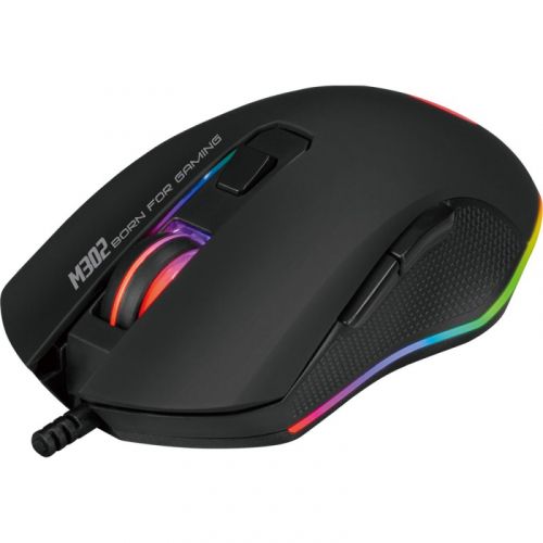 голяма снимка на Marvo Gaming Mouse M302 - 3200dpi, Programmable buttons, Rainbow Backlight - MARVO-M302