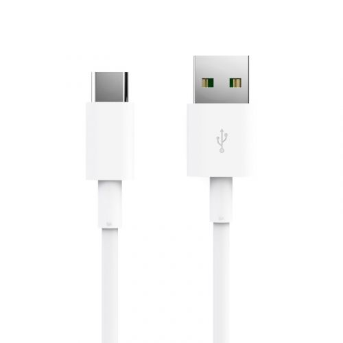 голяма снимка на Orico Cable USB TYPE A to TYPE C 0.5m 5A charging white ATC-05-WH
