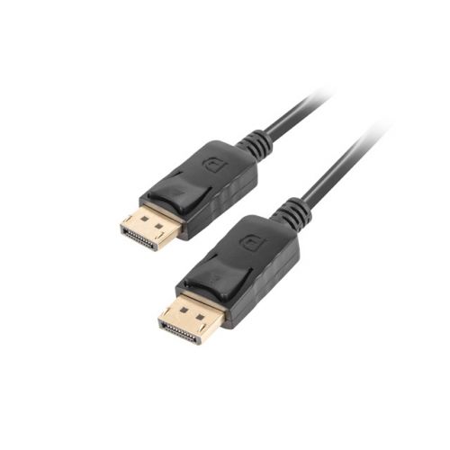 голяма снимка на Lanberg Cable DisplayPort M/M 3m 4K Black CA-DPDP-10CC-0030-BK