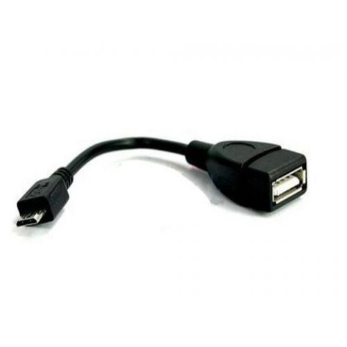голяма снимка на VCom OTG USB AF / Micro USB Black CU226-0.2m