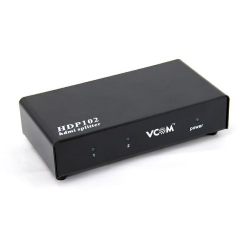 голяма снимка на VCom HDMI SPLITTER Multiplier 1x2 DD412A