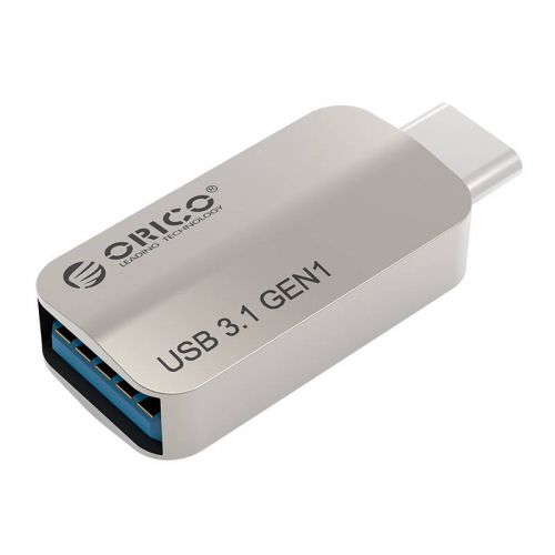 голяма снимка на Orico Adpater OTG USB 3.1 Type C to Type A/F Metal CTA2-SV