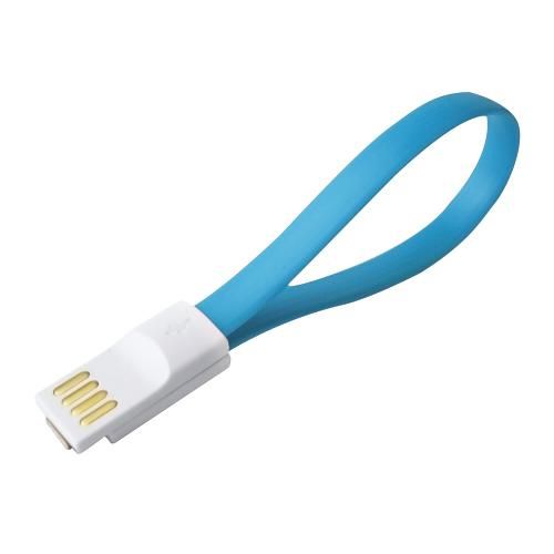 голяма снимка на Addlink Cable USB AM/ Micro USB M 22cm Blue ad22MUC10B2