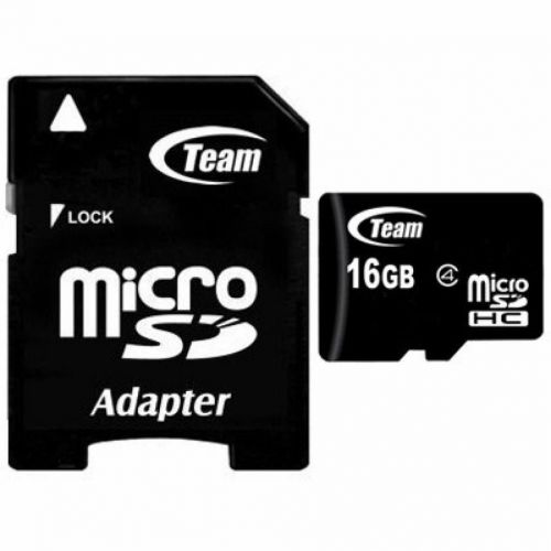 голяма снимка на 16GB SDMICRO+ADAP CL4 TEAM