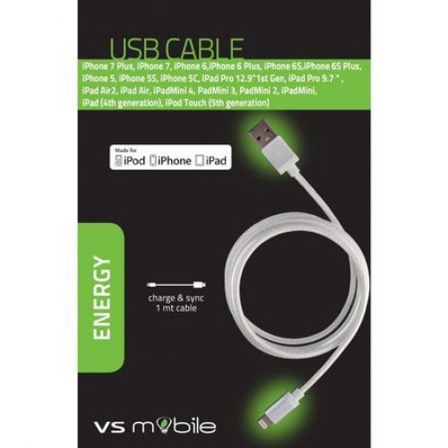 голяма снимка на VSM CABLE USB TO IPHONE 5/6