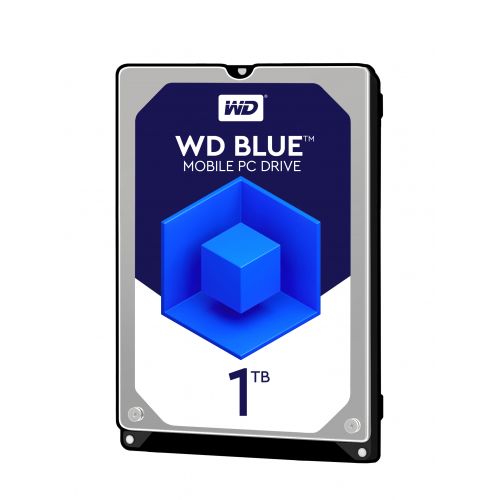 голяма снимка на WD Blue 1TB 2.5 SATAIII 128MB 7mm WD10SPZX