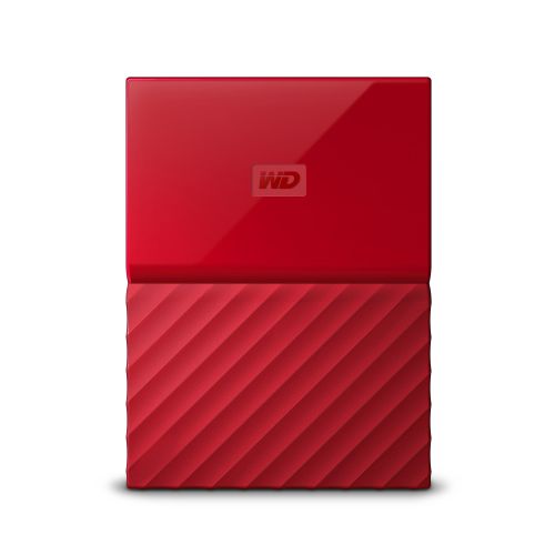 голяма снимка на WD My Passport 3TB USB 3.0 Red  WDBYFT0030BRD