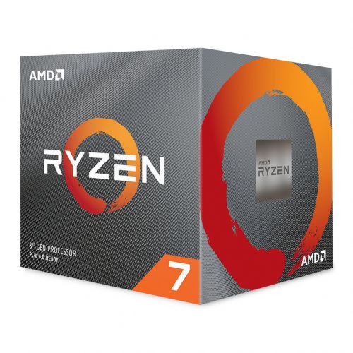 голяма снимка на AMD Ryzen 7 8C/16T 3700X 4.4GHz 36MB 65W AM4 box with Wraith Prism cooler