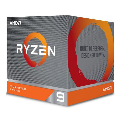 голяма снимка на AMD Ryzen 9 12C/24T 3900X 4.6GHz 70MB 105W AM4 box with Wraith Prism cooler