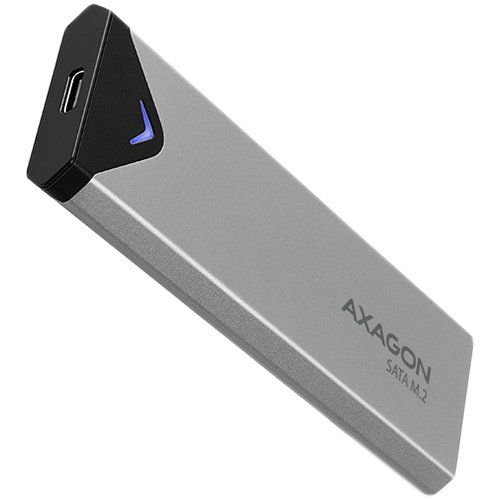 голяма снимка на AXAGON EEM2-U3C USB-C 3.1 Gen 1 - M.2 SATA SSD 42-80mm box