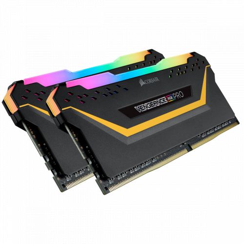 голяма снимка на Corsair DDR4 3200MHz 2x8GB CL16 RGB PRO CMW16GX4M2C3200C16-TUF