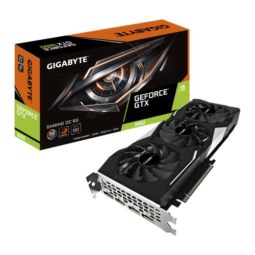 голяма снимка на Gigabyte GeForce GTX 1660 6GB OC N1660GAMING OC-6GD