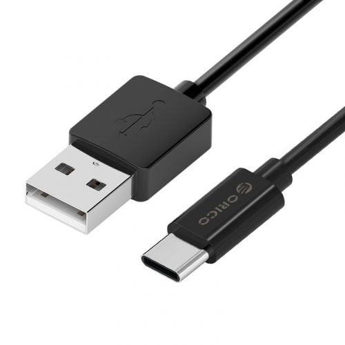 голяма снимка на Orico Cable USB2.0 A/M to USB3.1 Type-C 1m BTC-10-BK