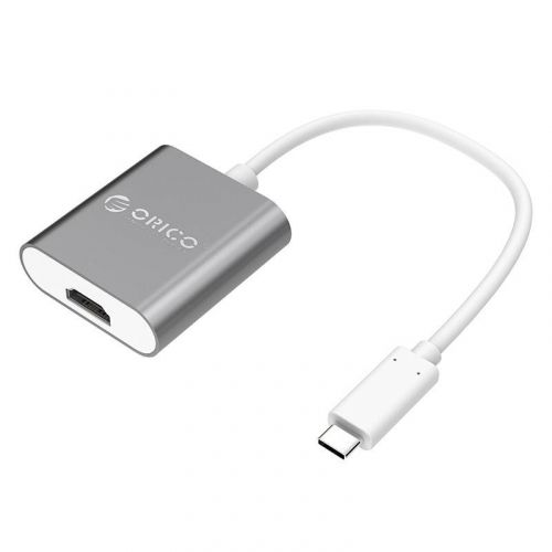 голяма снимка на Orico Adapter USB 3.1 Type C to HDMI F gray RCH-SV