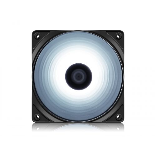 голяма снимка на DeepCool Fan 120mm White RF120W DP-FLED-RF120-WH 