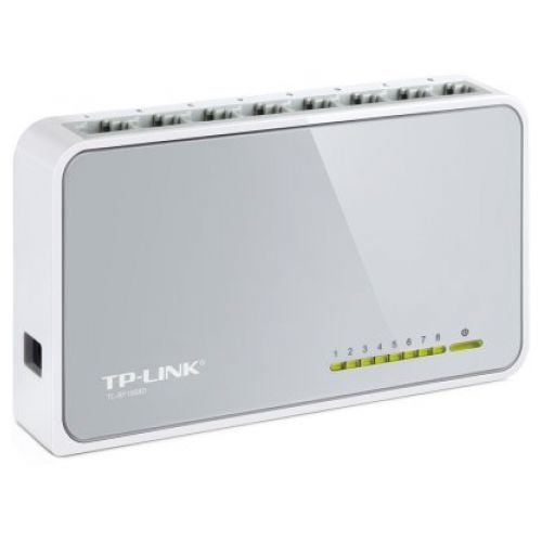 голяма снимка на Switch TP-Link TL-SF1008D 8-Port RJ45 10/100Mbps
