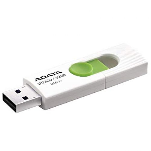 голяма снимка на ADATA 32GB USB UV320 WHITE