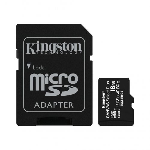 голяма снимка на KINGSTON 16GB SDMIC CANVAS SEL+