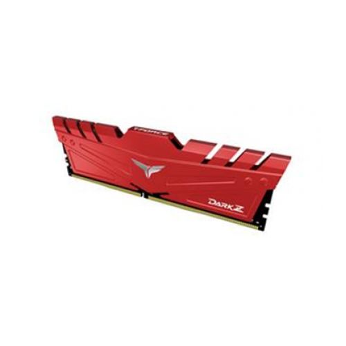 голяма снимка на 2X8G DDR4 3000 TEAM DARK Z RED TDZRD416G3000HC16CDC01