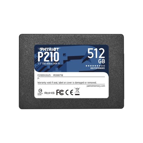 голяма снимка на Patriot SSD P210 512GB SATA3 2.5