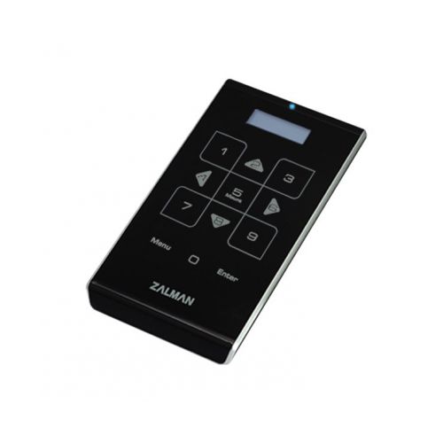 голяма снимка на Zalman External HDD case / Virtual Drive with AES-256 real-time Encription -  ZM-VE500-BLACK