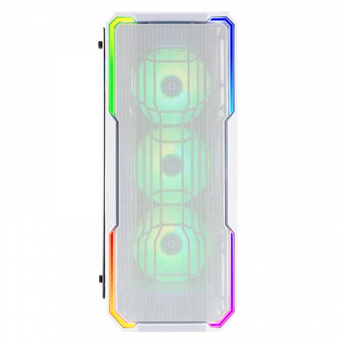 голяма снимка на BitFenix Enso Mesh Mid Tower Case RGB White Tempered Glass