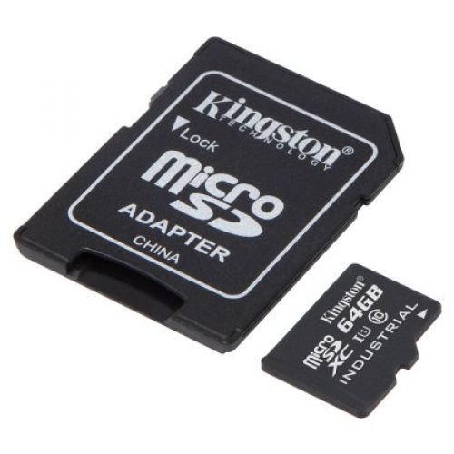 голяма снимка на Kingston 64GB microSDHC Endurance Flash Memory Card Class 10