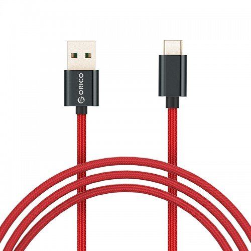 голяма снимка на Orico Cable USB2.0 Type A to Type C 5A 1m KAC-10-RD