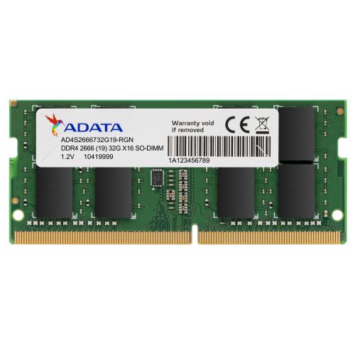 голяма снимка на 32GB DDR4 2666 ADATA SODIMM