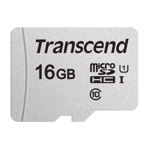 голяма снимка на Transcend 16GB microSDHC I Class 10 U1 UHS-I TS16GUSD300S