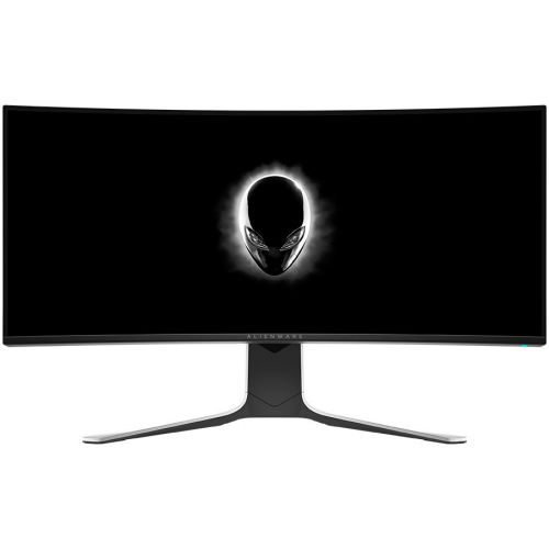 голяма снимка на DELL Alienware 34in AW3420DW Gaming WQHD 3440x1440 120Hz G-Sync IPS 2ms HDMI DP USB curved
