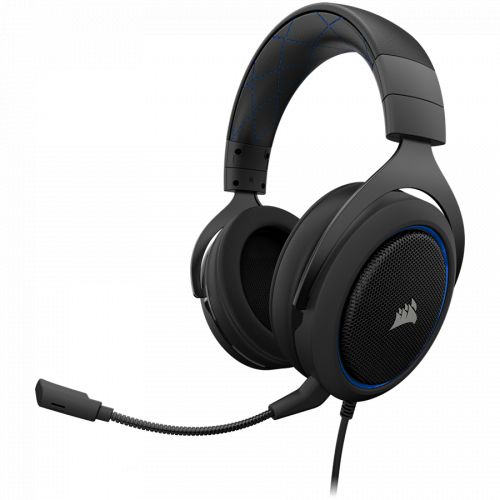голяма снимка на Corsair HS50 PRO STEREO Gaming Headset Blue CA-9011217-EU