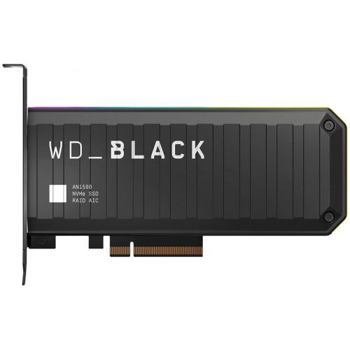 голяма снимка на WD Black AN1500 1TB RGB NVMe PCIe Gen3 x8 SSD WDS100T1X0L