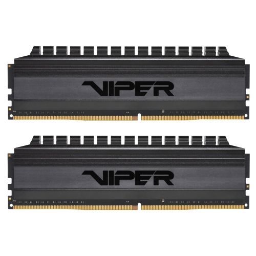 голяма снимка на Patriot Viper 4 Blackout 8GB 2x4 3200Mhz PVB48G320C6K