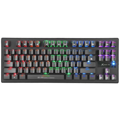 голяма снимка на Xtrike ME Gaming Keyboard Mechanical GK-979 Blue switches Rainbow backlight