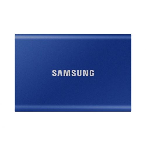 голяма снимка на Samsung Portable SSD T7 500GB Blue MU-PC500H/WW