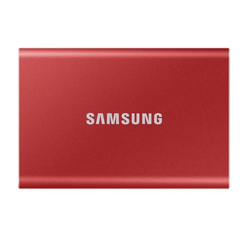 голяма снимка на Samsung Portable SSD T7 500GB Red MU-PC500R/WW