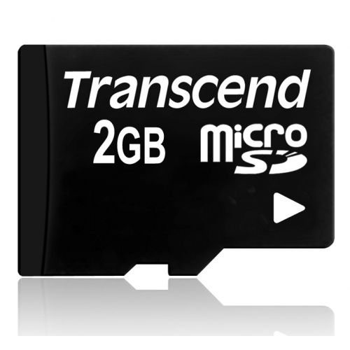 голяма снимка на Transcend 2GB microSD No box adapter TS2GUSDC