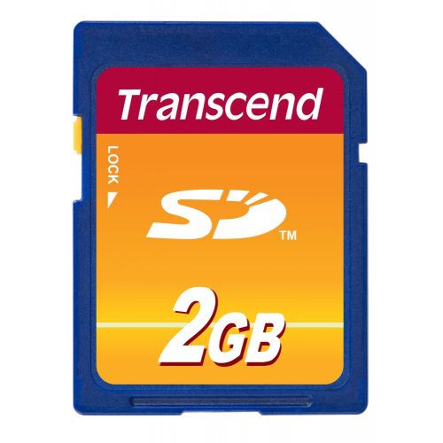 голяма снимка на Transcend 2GB Secure Digital TS2GSDC