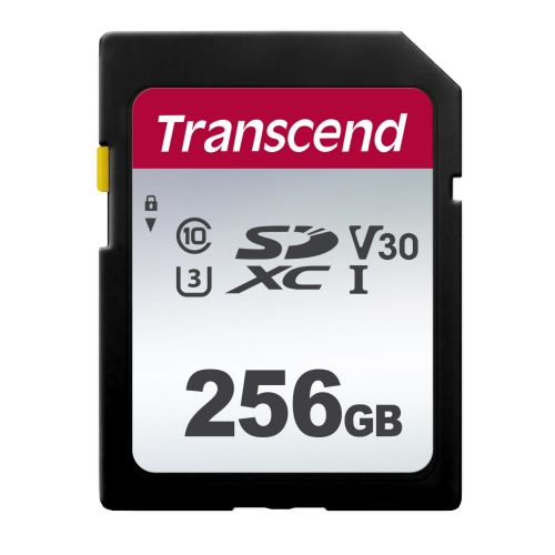 голяма снимка на Transcend 256GB SD Card UHS-I U3 TS256GSDC300S